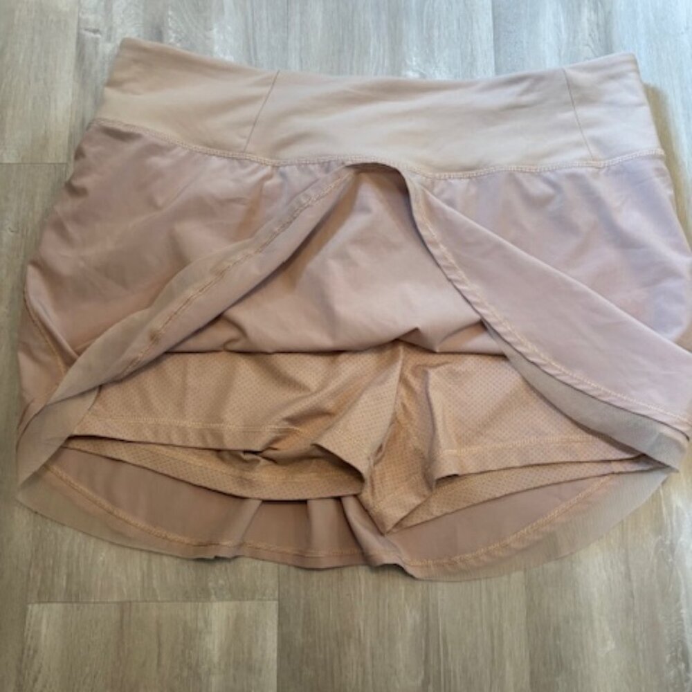 CALIA by Carrie Underwood Tulip Hem Skort in tan size XL - Picture 4 of 5